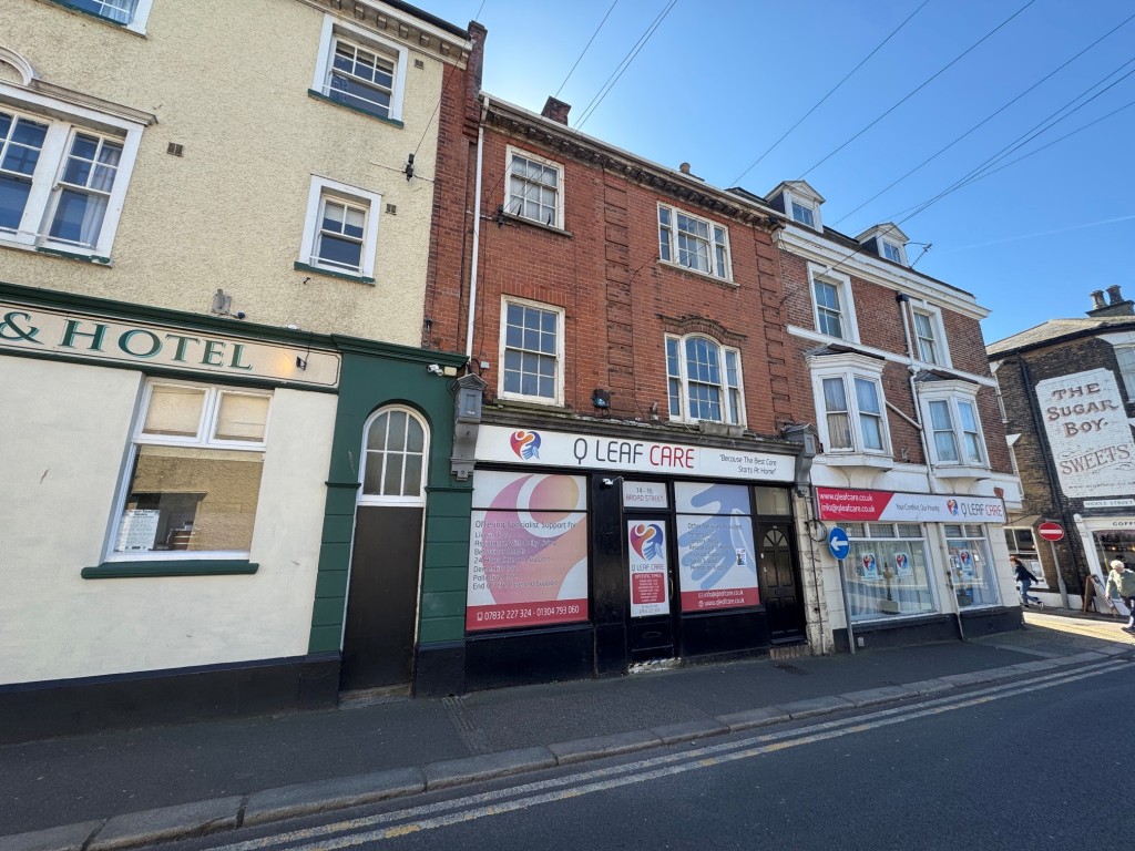 Lot: 85 - TWO FLATS CLOSE TO DEAL SEAFRONT, PIER AND TOWN CENTRE - Front of property alternative view